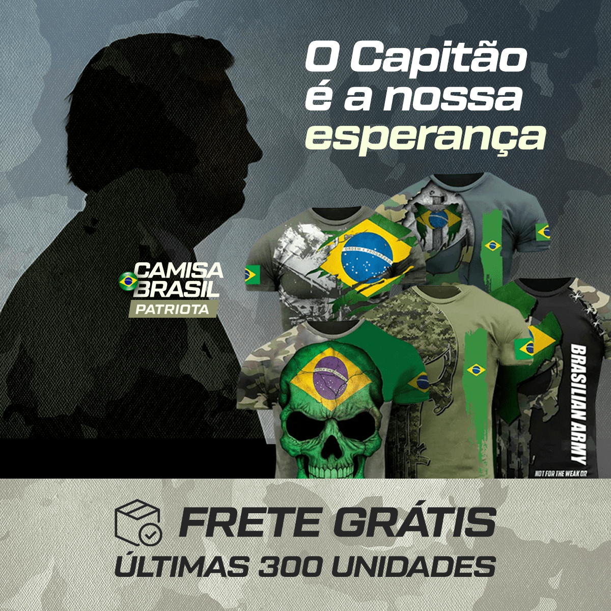 Camisa Brasil Patriota - Ele vai Voltar!