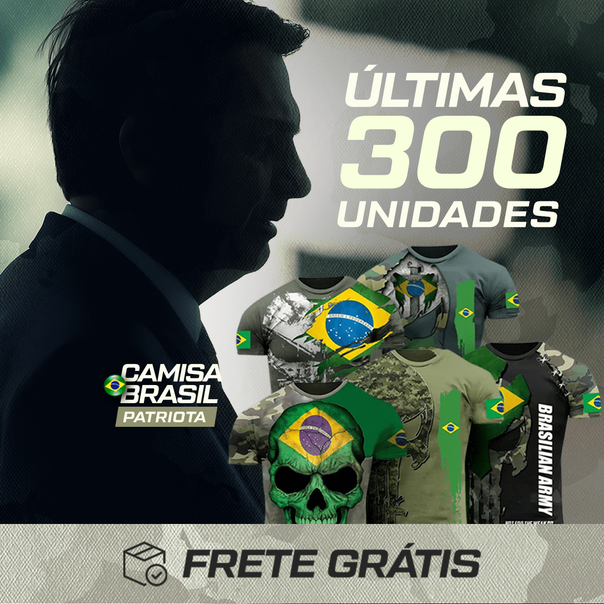 Camisa Brasil Patriota - Ele vai Voltar!