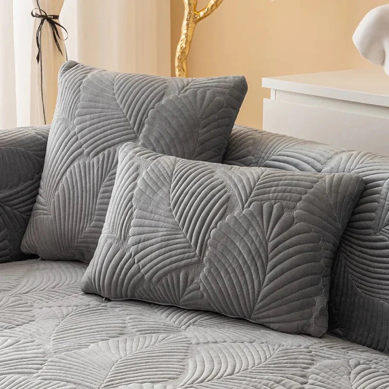 Capa de Sofá Nórdico Aveludada e antiderrapante