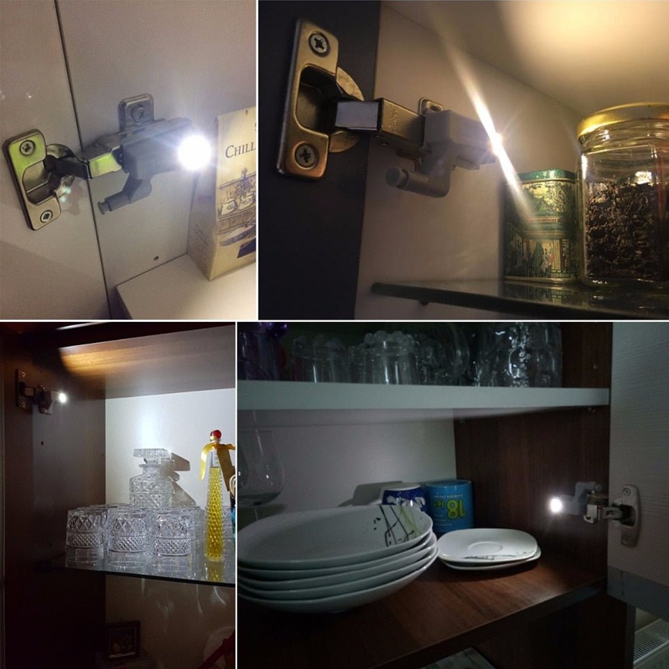 Dobradiça LED - Sensor Inteligente com Luz Led para Dobradiças