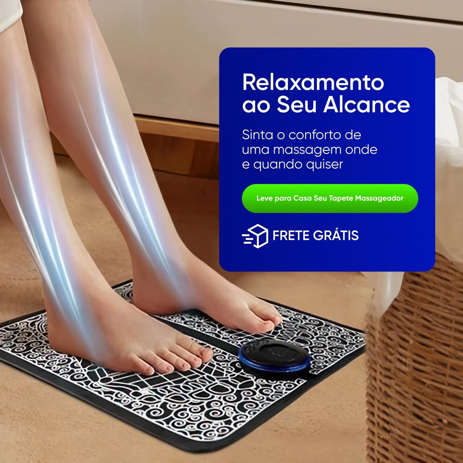 Foot Mat - Tapete Massageador com Tecnologia EUMS