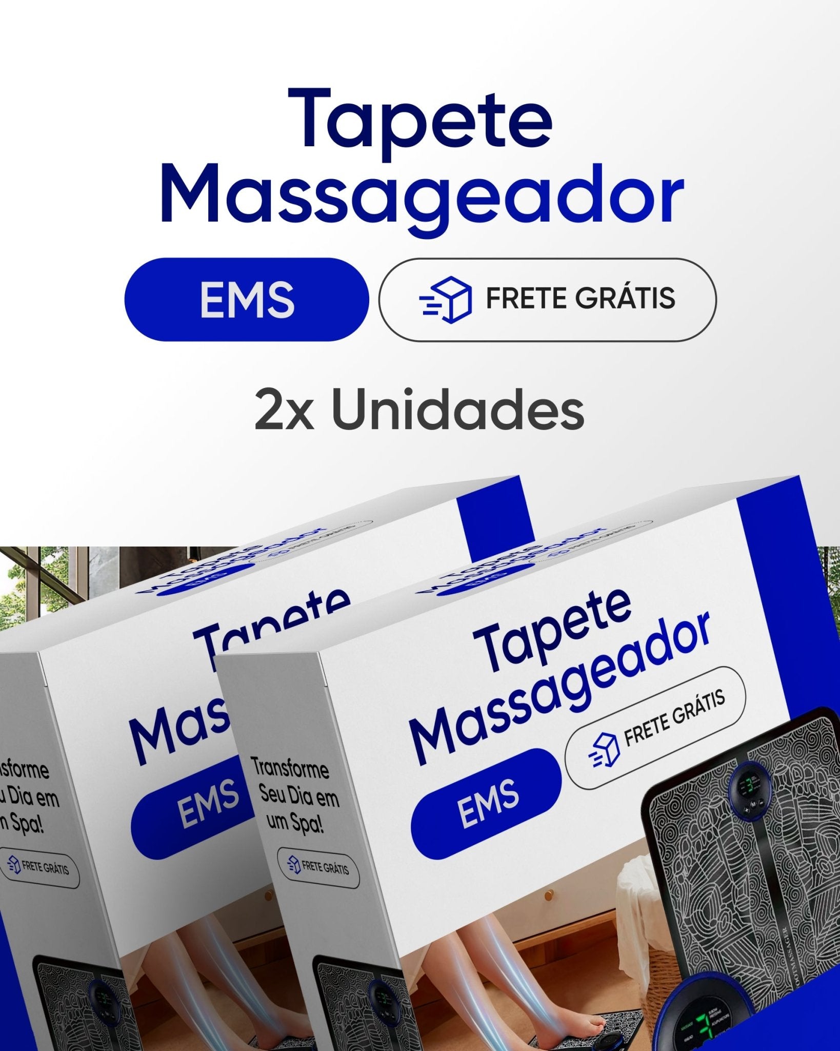 Foot Mat - Tapete Massageador com Tecnologia EUMS
