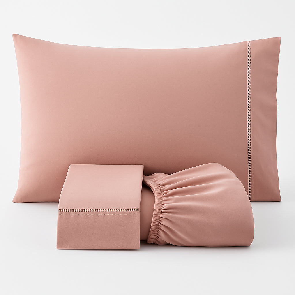 Jogo De Lençol 3 Peças Percal 400 Fios Ponto Palito