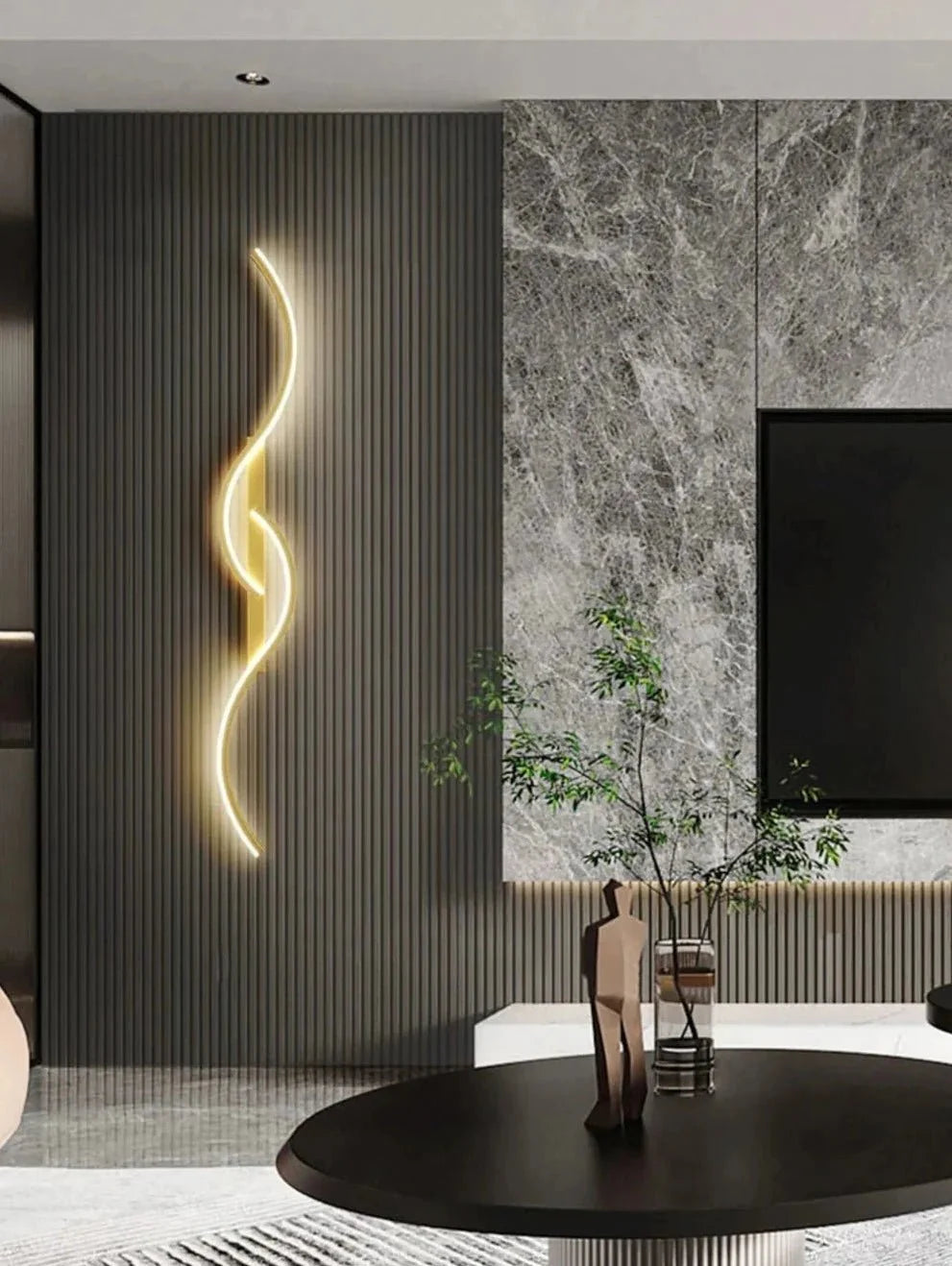 Luminária LED de Parede Moderna - Luz LED Minimalista para Quarto, Cabeceira, Luminárias de Parede