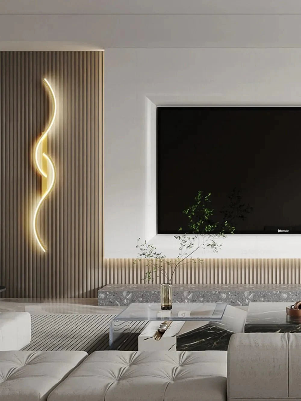 Luminária LED de Parede Moderna - Luz LED Minimalista para Quarto, Cabeceira, Luminárias de Parede