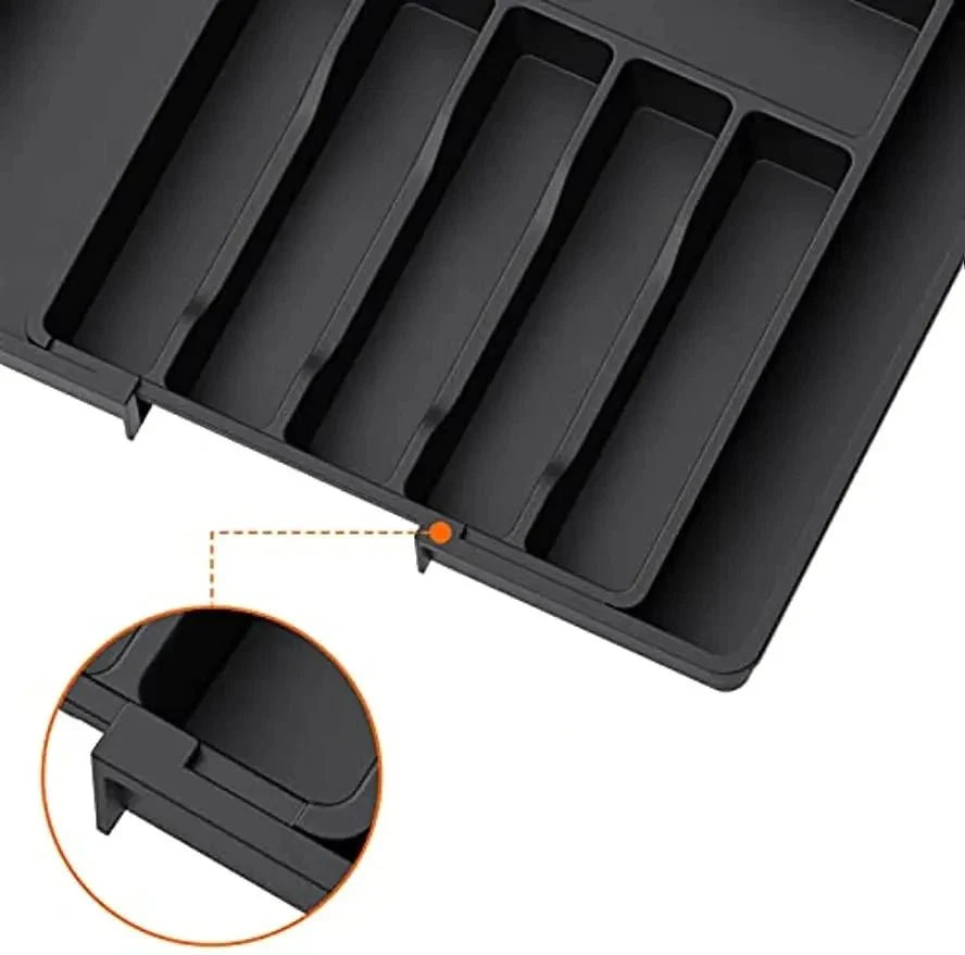 Organizador de Gaveta Expansível e ajustável para Talheres e cutelaria