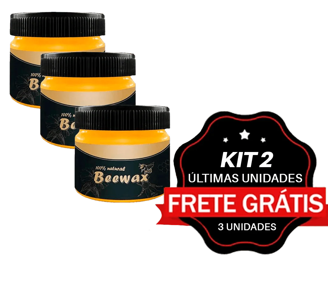 Super Cera Beewax - Cera Reparadora de Móveis de madeira