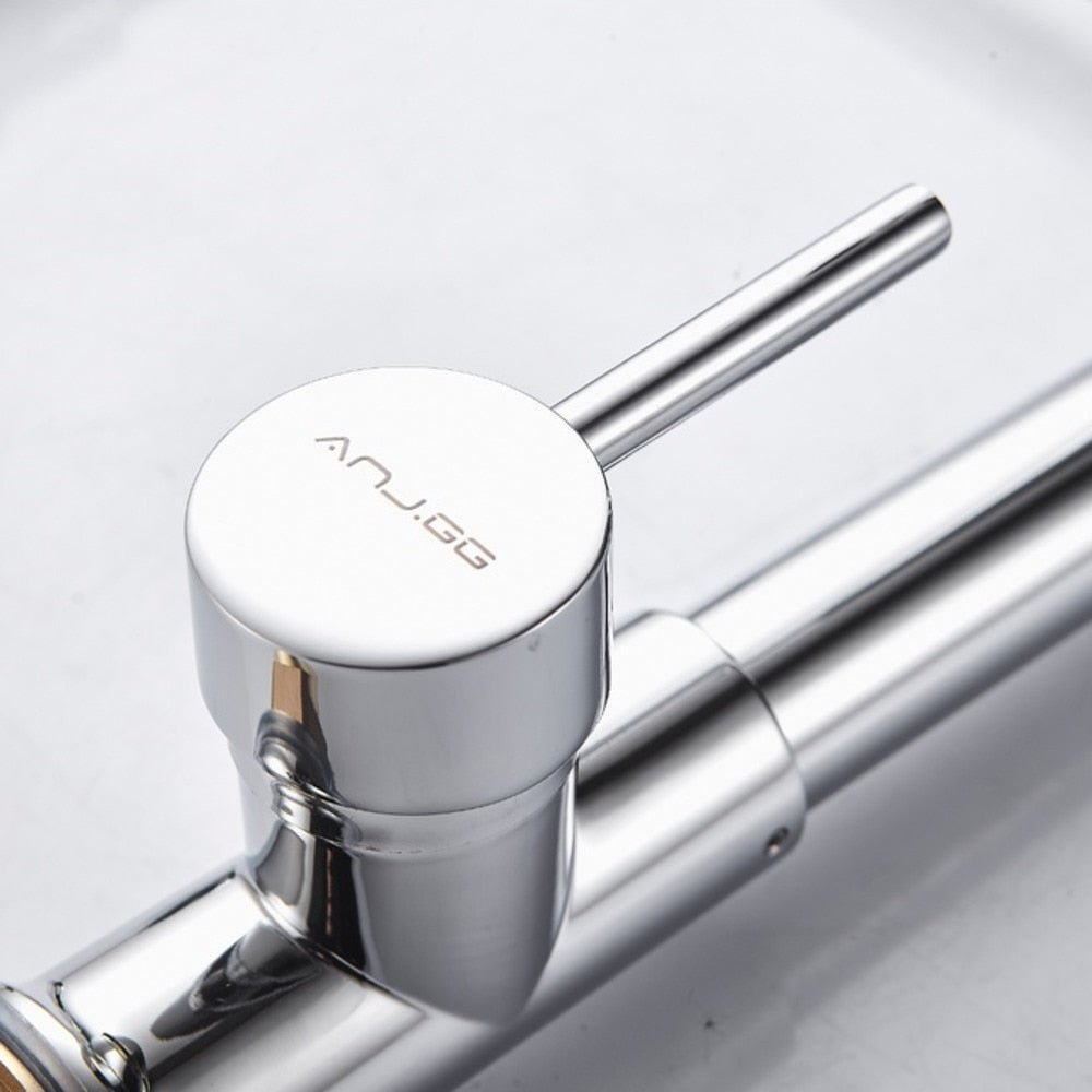 Torneira Gourmet de Cozinha Monocromada Com Spray Extensor