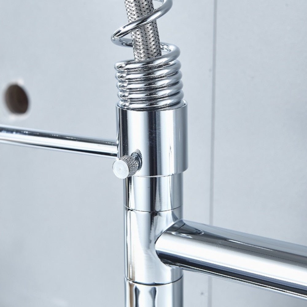 Torneira Gourmet de Cozinha Monocromada Com Spray Extensor