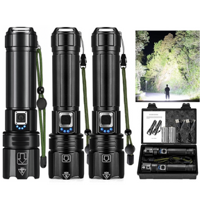 LumenX Pro™ - Lanterna Tática com 20.000 Lúmens