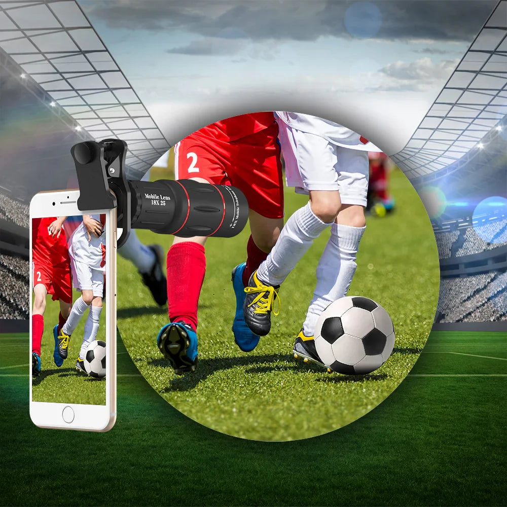 SuperZoom - lente telescópica monocular para smartphone