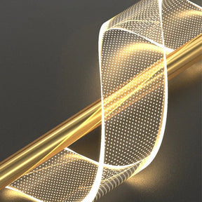 Arandela Nordica Espiral Iluminação Interna para cabeceira