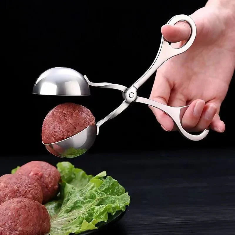 BolaMaster: Clipes Inox para Moldar Almôndegas e Bolinhos