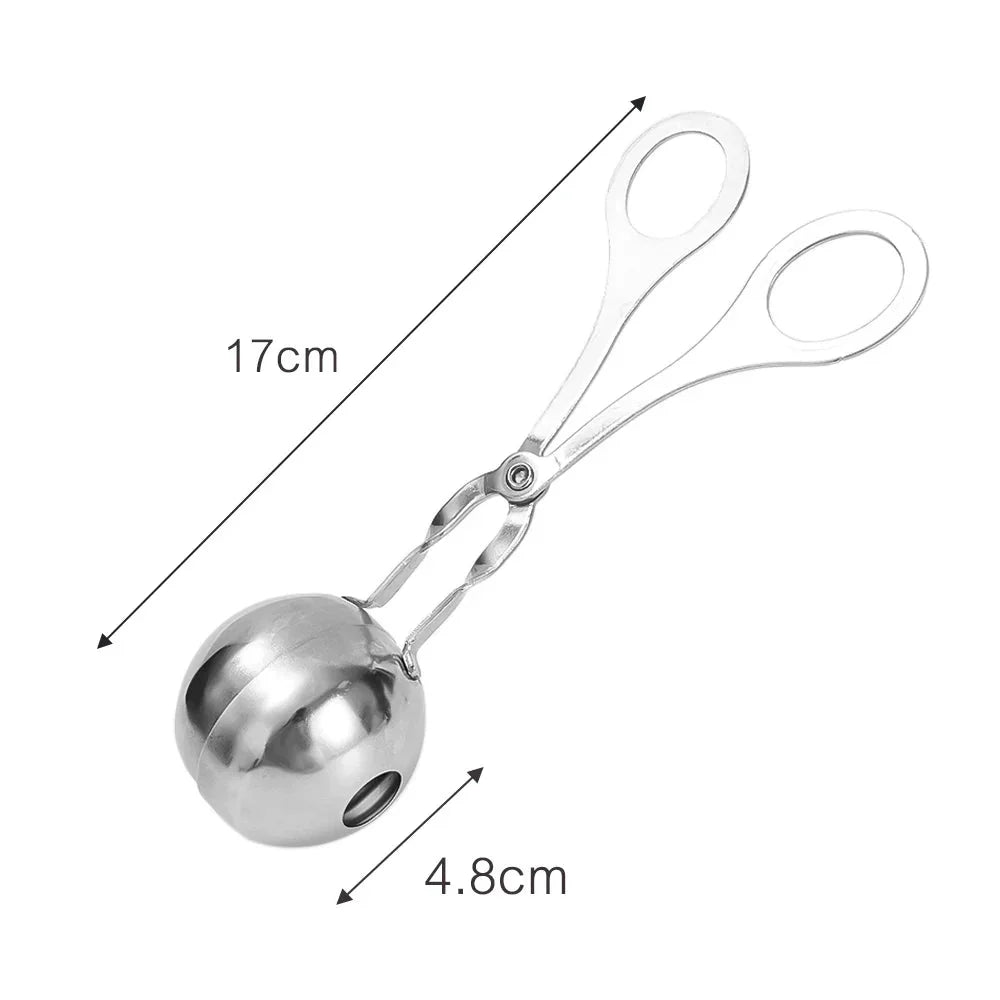 BolaMaster: Clipes Inox para Moldar Almôndegas e Bolinhos