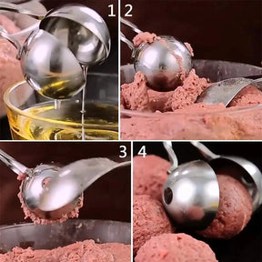 BolaMaster: Clipes Inox para Moldar Almôndegas e Bolinhos