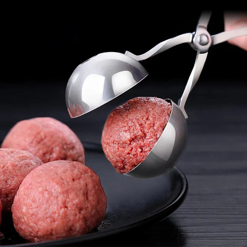 BolaMaster: Clipes Inox para Moldar Almôndegas e Bolinhos