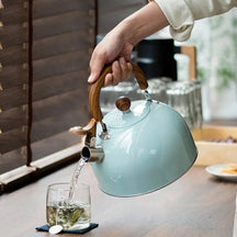 Chaleira luxuosa em aço inoxidável espessada