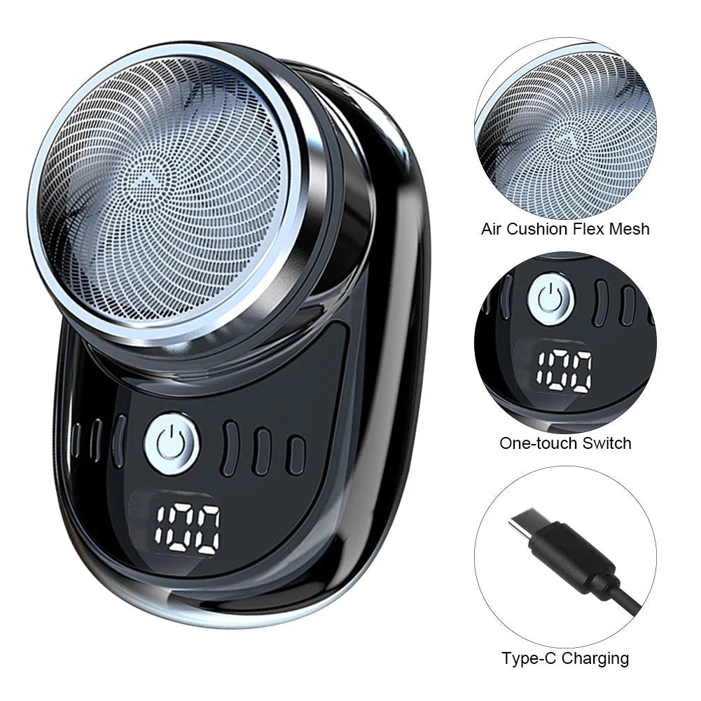 Clipper Shaver PRO - Mini Barbeador elétrico profissional de alta performance