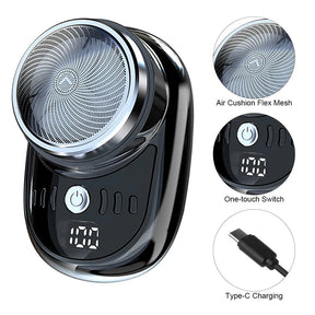 Clipper Shaver PRO - Mini Barbeador elétrico profissional de alta performance