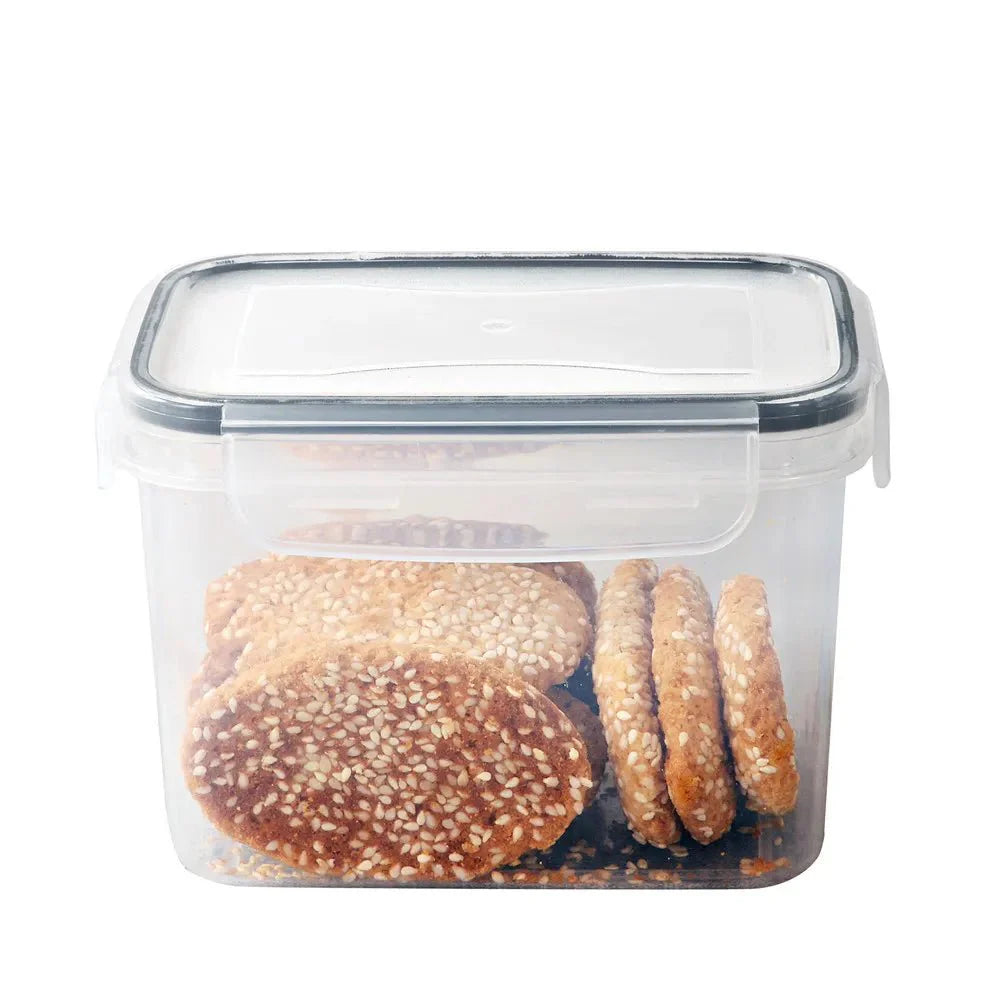 Conjunto de 7 Recipientes Herméticos de Alimentos para Cozinha com 10 Etiquetas e Caneta