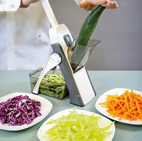 Cortador CehfMax Multifuncional 5 em 1 - Cortador e Fatiador de Legumes Manual 5 em 1