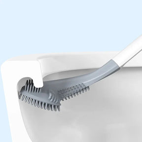 Escova Sanitária Silicone Longa com Suporte