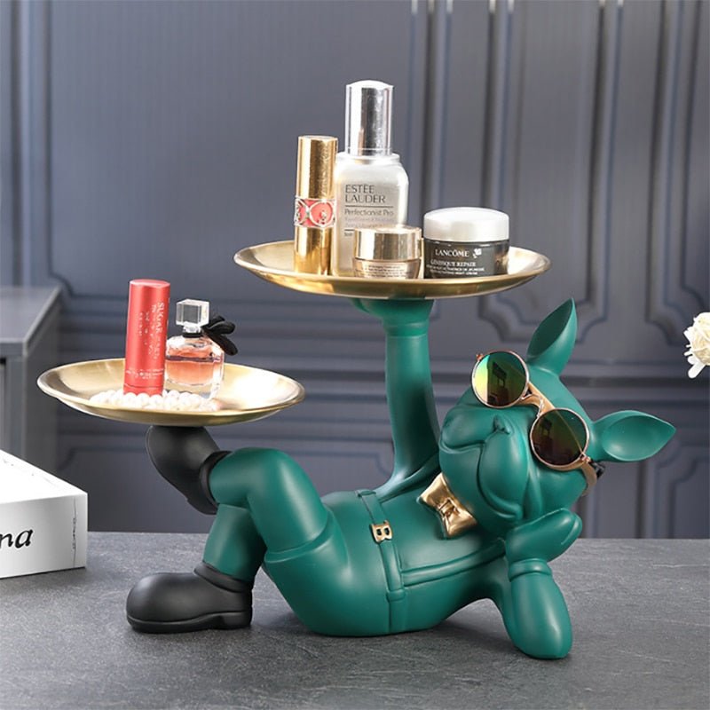 Escultura Decorativa Bulldog Descolado