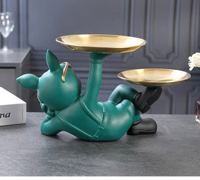 Escultura Decorativa Bulldog Descolado