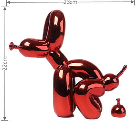 Escultura Decorativa Cachorro de Balão