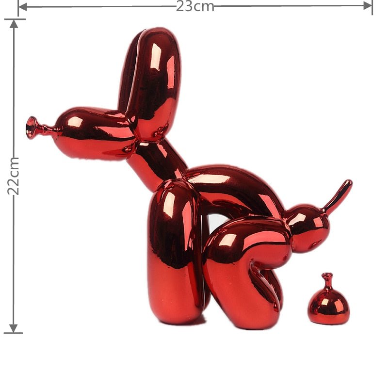 Escultura Decorativa Cachorro de Balão
