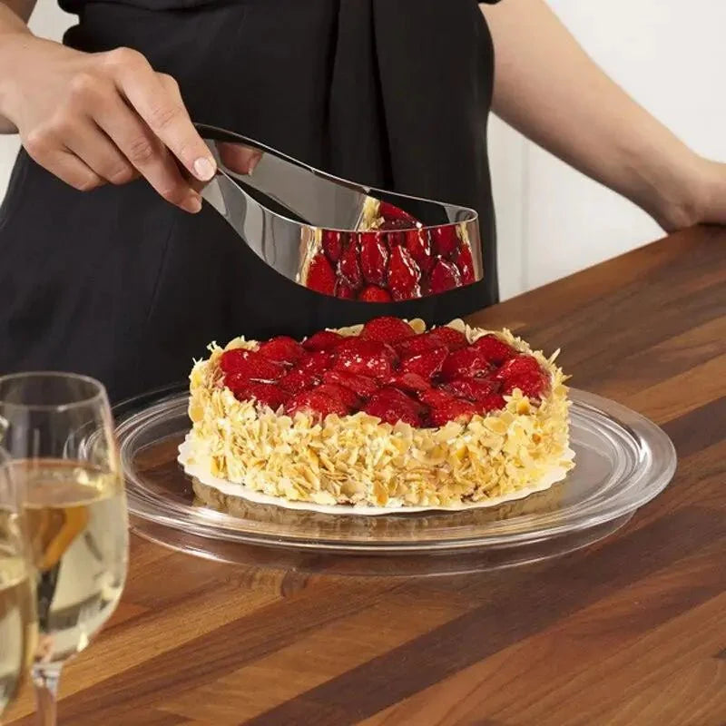 Fatiador de Bolo e Torta Inox com Design Europeu Premium