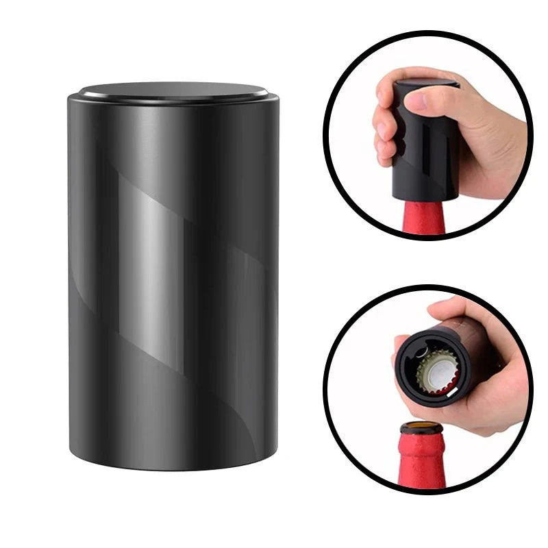 Kit Abridor de Vinho Elétrico - Edição Black Limitada