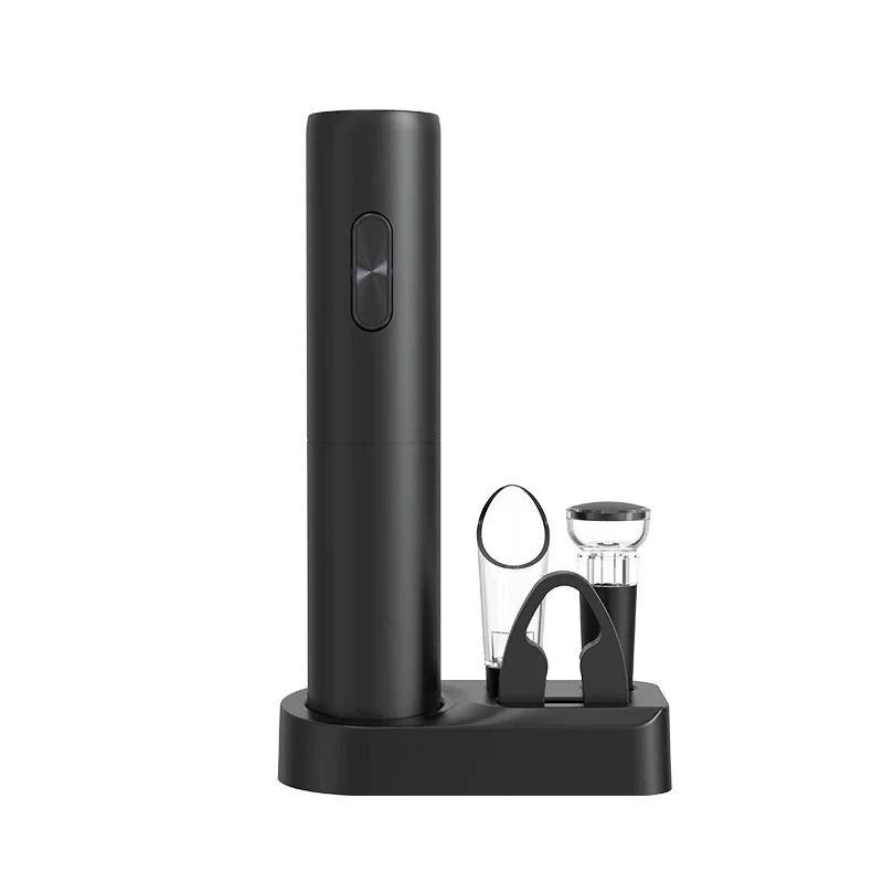 Kit Abridor de Vinho Elétrico - Edição Black Limitada
