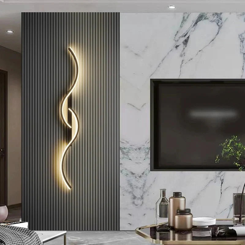 Luminária LED de Parede Moderna - Luz LED Minimalista para Quarto, Cabeceira, Luminárias de Parede