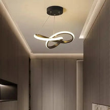 Luminária Pendente de Teto LED Nórdica Torcida