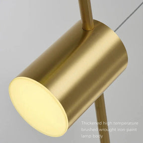 Lustre Pendente LED Moderno em Linha horizontal - 5 e 6 Leds