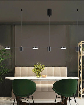 Lustre Pendente LED Moderno em Linha horizontal - 5 e 6 Leds