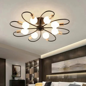 Lustre pendente moderno e criativo de teto