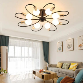 Lustre pendente moderno e criativo de teto