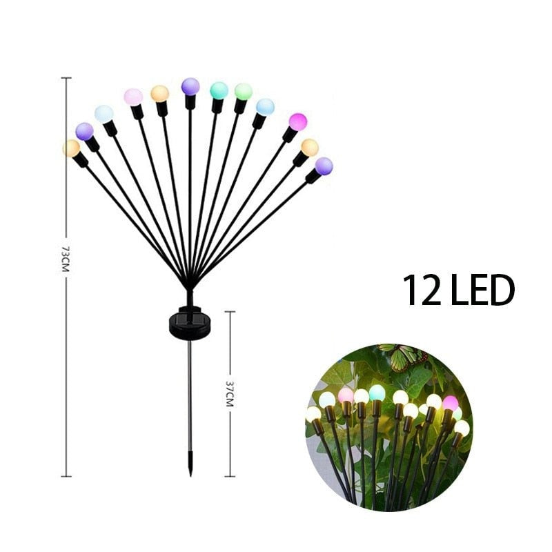 Luz de Jardim FireFly movida a Energia solar