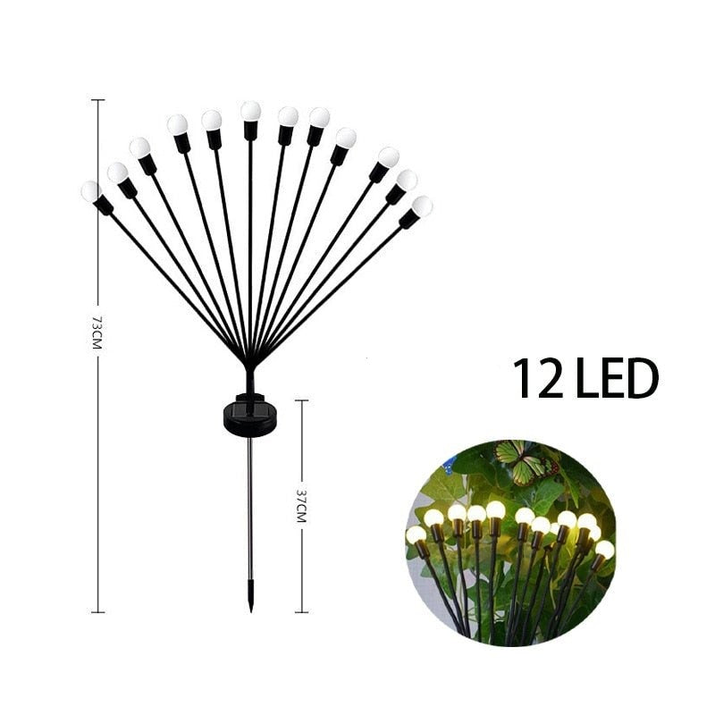 Luz de Jardim FireFly movida a Energia solar