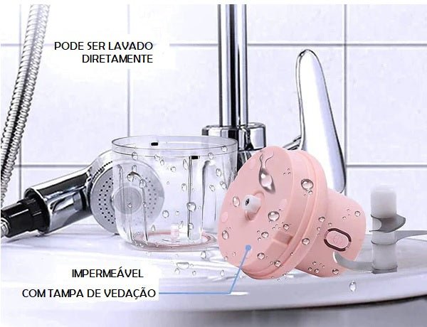 Mini Processador Elétrico de Alimentos Chopper Pro