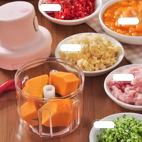 Moedor Elétrico Sem Fio para Alho, Chili e Carne