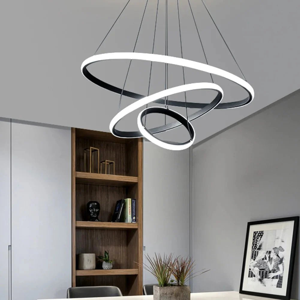 Pendente Torcido Luxuoso Nórdico Ajustável LED com alto brilho