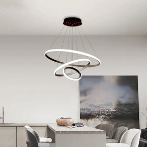 Pendente Torcido Luxuoso Nórdico Ajustável LED com alto brilho