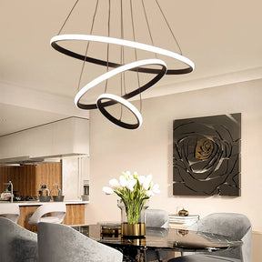 Pendente Torcido Luxuoso Nórdico Ajustável LED com alto brilho