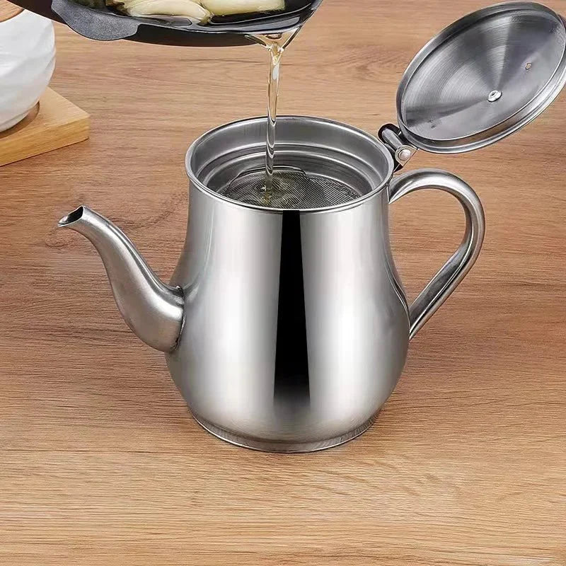 Pote de Filtragem de Óleo em Aço Inoxidável