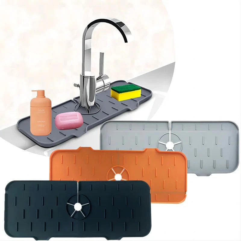 ProtecSplash - Tapete Absorvente de Silicone para Torneira