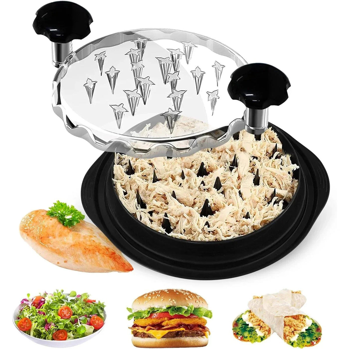 ShredMaster Pro - Triturador de Carnes com Tampa Luxuosa