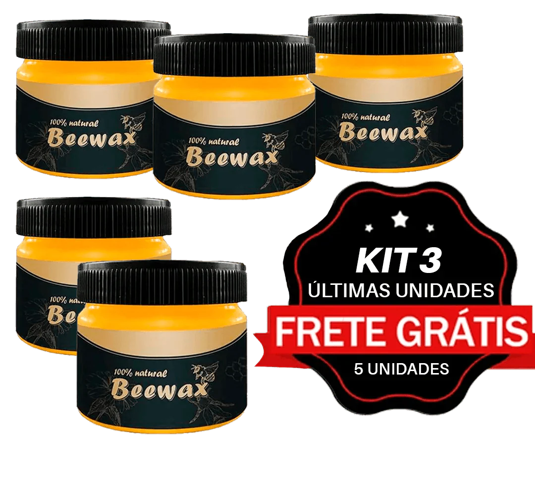 Super Cera Beewax - Cera Reparadora de Móveis de madeira